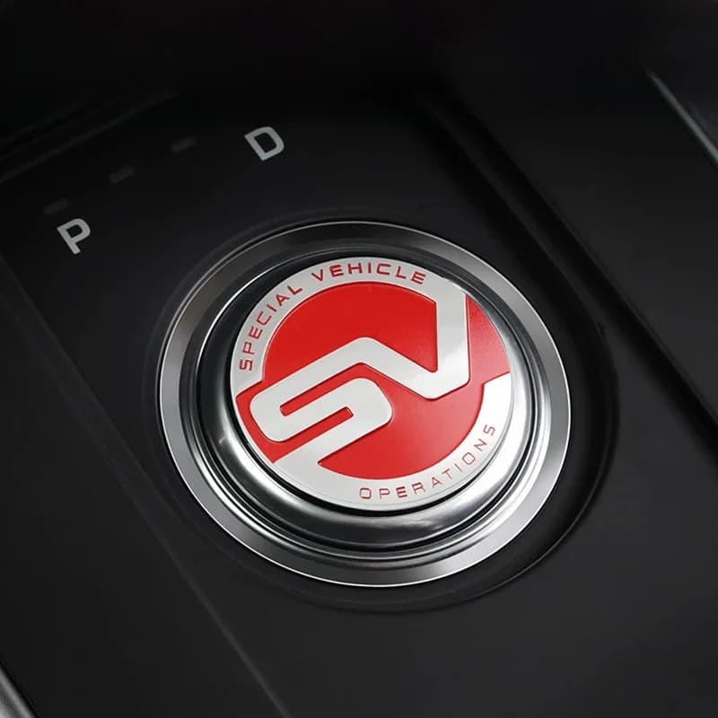 Autocollants décoratifs SVR pour DISCOVERY VELAR EVOQUE Levier de vitesses Panneau d'instruments SVO
