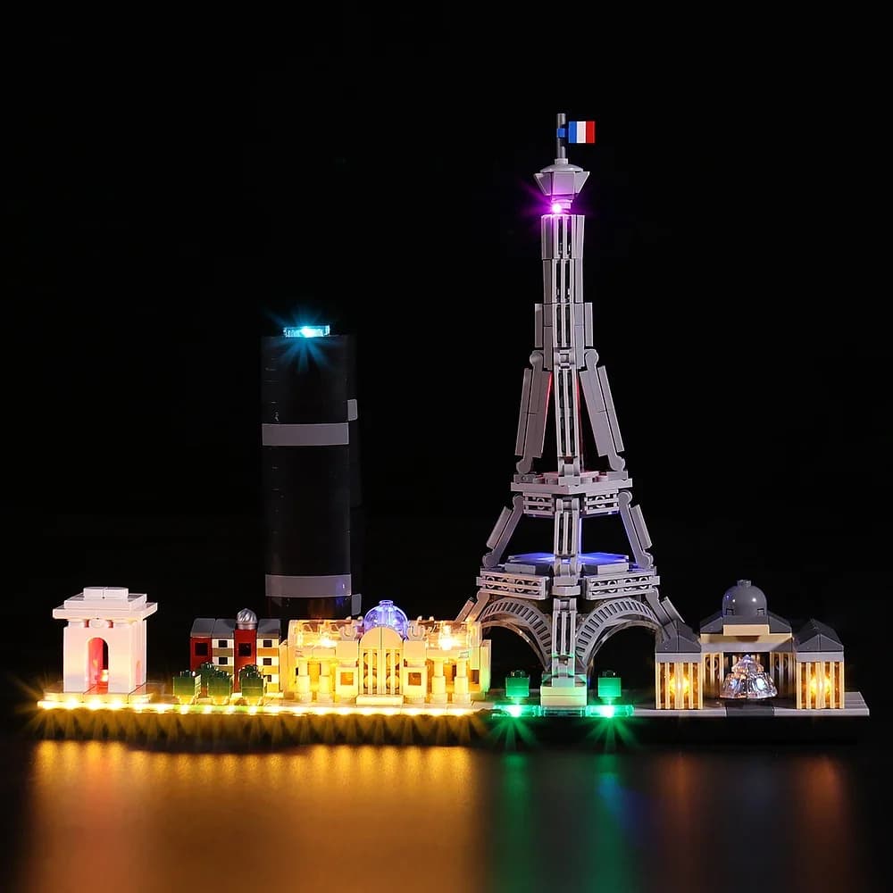 Kit d'éclairage LED Vonado pour kit d'éclairage de collection Skyline Architecture Paris 21044, non inclus du bloc de construction