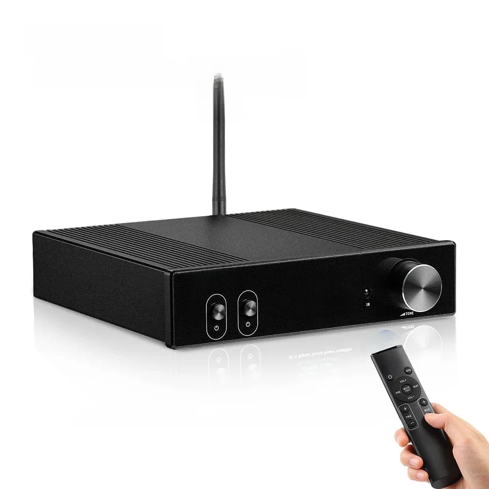 AIYIMA-Amplificateur audio D03 Bluetooth 5.0, 150W x 2, stéréo HiFi 2.1, puissance sonore numérique sans fil, caisson de basses, radiateur USB APTX