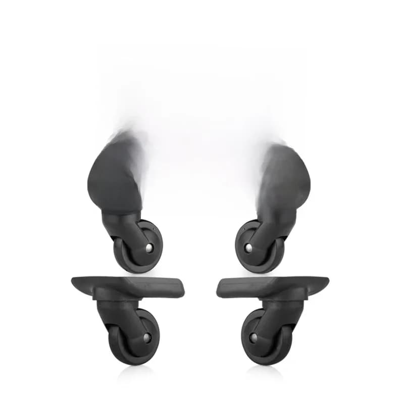 Accessoires de roue à bagages roue universelle d'embarquement valise roulette roue silencieuse remplacement résistant à l'usure 20 pouces 28 pouces