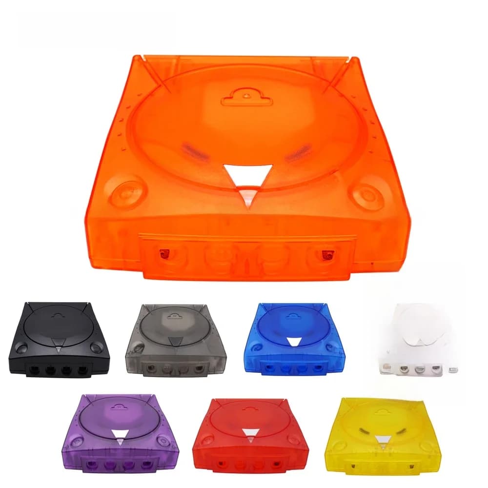 BitFunx – coque de remplacement transparente pour Console de jeu vidéo rétro SEGA Dreamcast, boîte translucide pour coque Dreamcast