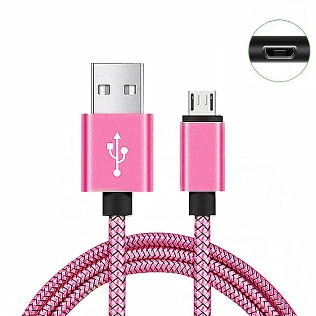 Câble Micro USB 2M, cordon de données de charge rapide, adaptateur de chargeur pour Samsung Xiaomi Huawei Oukitel téléphone Android, câble Microusb