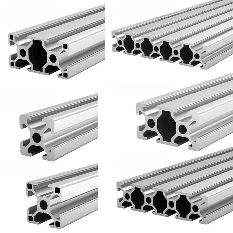 Profilé en aluminium à fente en T, Extrusion de Rail linéaire CNC, pièces d'imprimante 3D, EU 2020 2040 2060 3030 3060 4040 2080 20100 100 200 500 800mm