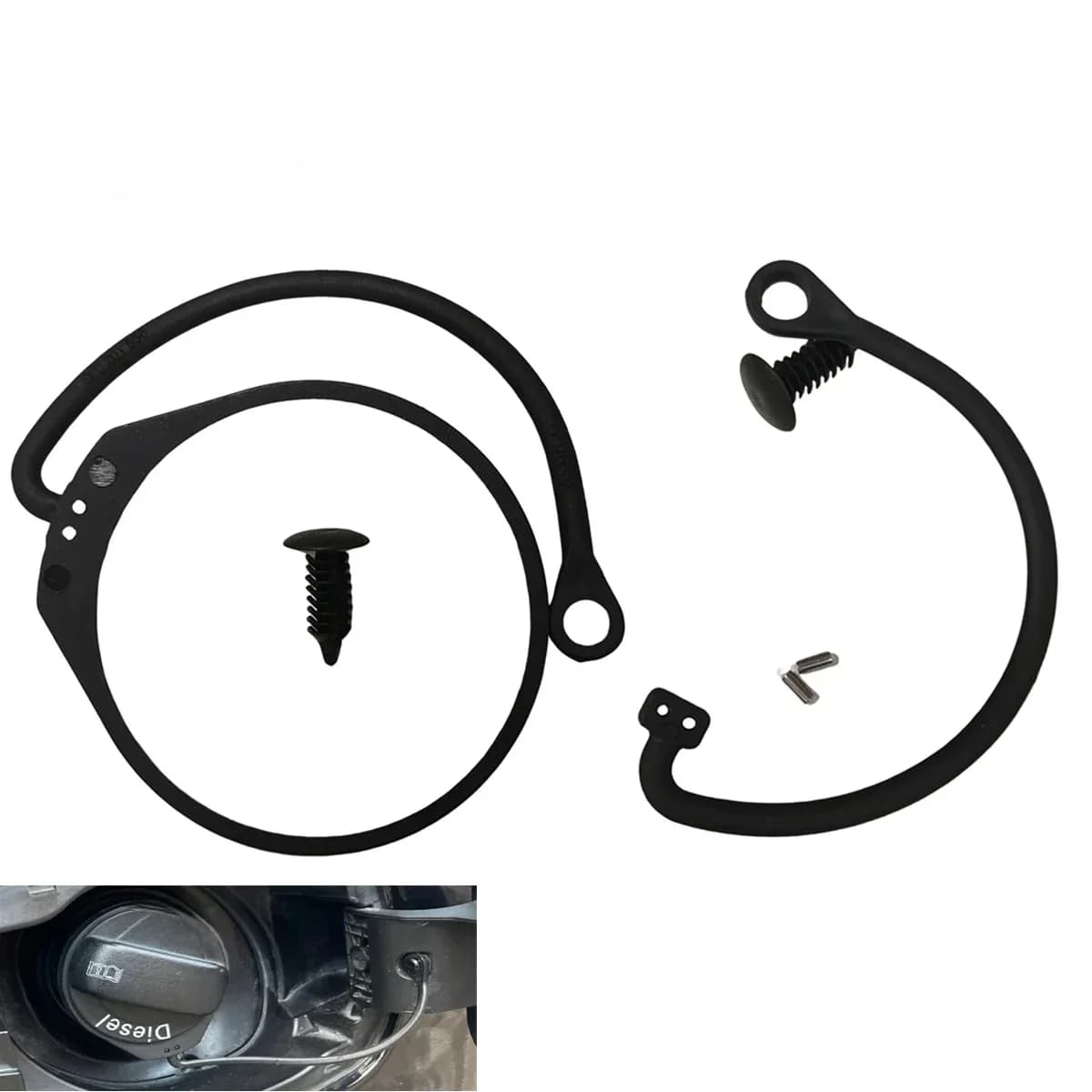 Couvercle de Capuchon de Carburant de Voiture, Précieux, Ligne de Câble, Boucle 180Z01556, pour VW Polo Jetta MK6 Golf 4 5 6 7 Passat gods B5 B7 B8 Bora Tiguan Touran