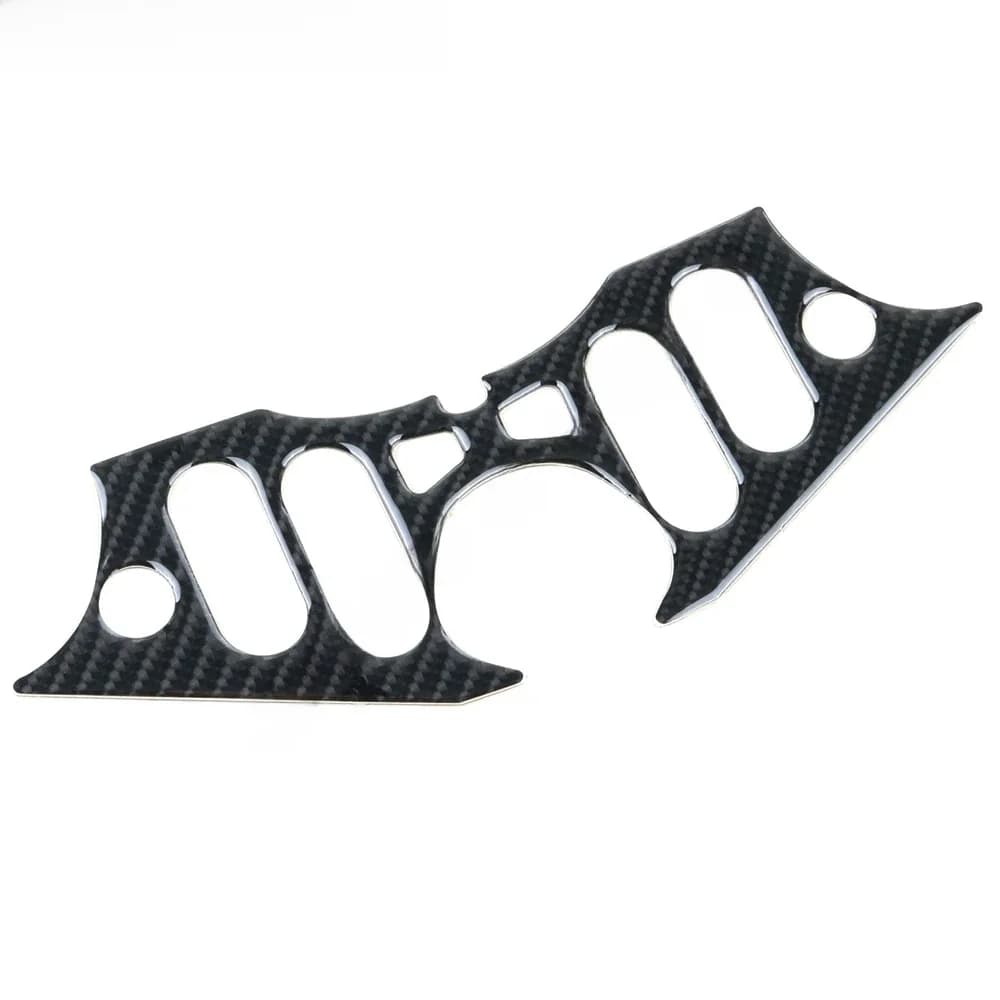 Autocollants en Fiber de carbone pour moto YAMAHA R15 2016 – 2018, tampons autocollants, Triple arbre, Triple pince, extrémité avant supérieure