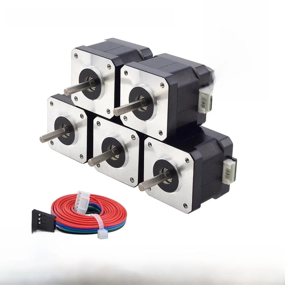 Moteur pas à pas STEPPERONLINE Nema 17 38mm 42 moteur 42Ncm 1,5A Nema17 pas à pas 4 fils pour imprimante 3D CNC XYZ