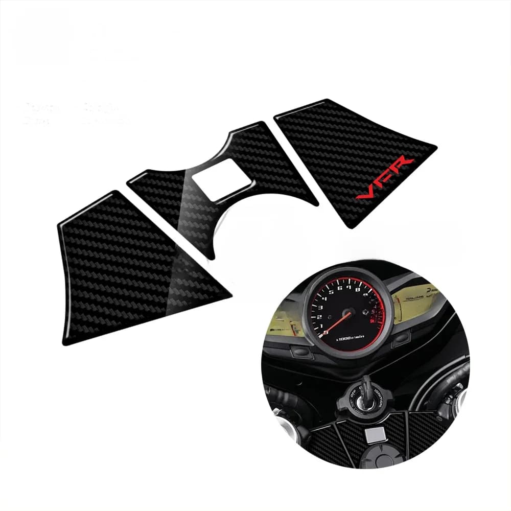 Coque de protection 3D, aspect carbone, Triple couche supérieure, pour Honda VFR 1200 2010 – 2016