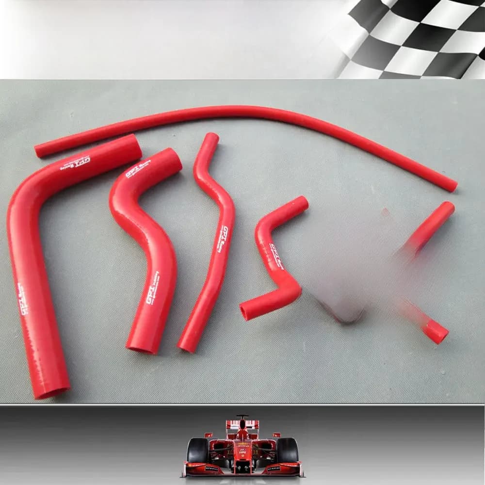 Tuyau chauffant rouge en silicone pour Suzuki Samurai, 1986-1995, 1987, 1988, 1989