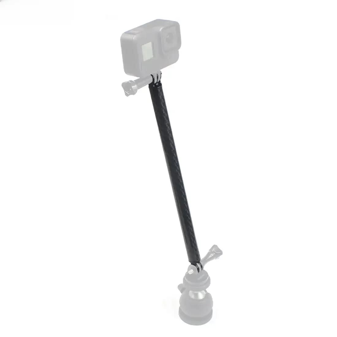 FEICHAO-Bras d'extension de casque en fibre de carbone, support de poignée, adaptateur de trépied, GoPro 9, 8, 7, 6, 5, Max, Insta360, 98mm, 165mm, 257mm, le plus récent