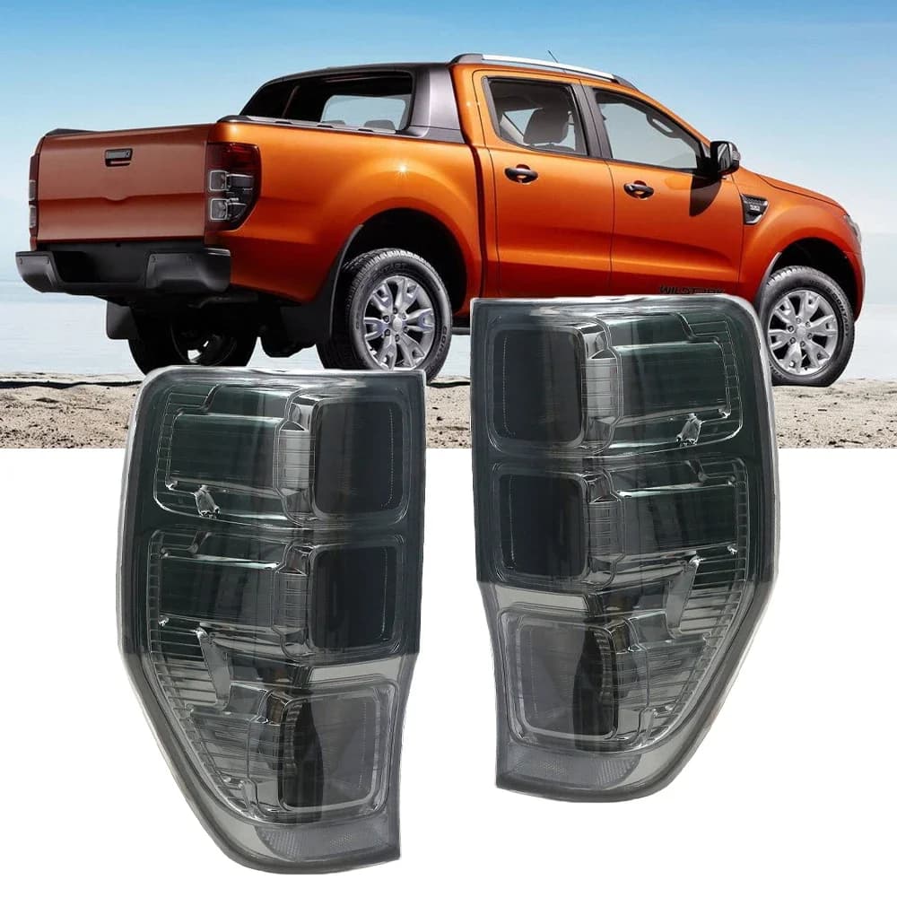 Feux arrière droits pour magasins de voitures, feu stop, feu arrière fumé, Ford Ranger, PX, T6, MK1, MK2, XLT, XL, XLS, 2011-2018