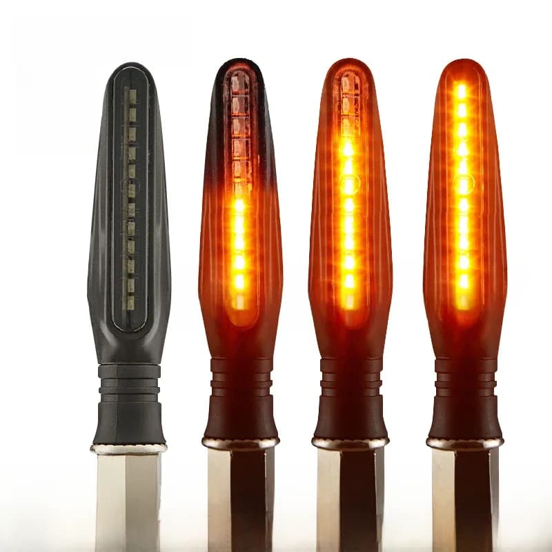E11 Mark moto LED clignotants lumière 335SMD moto clignotant lumière construit relais moto clignotants indicateurs