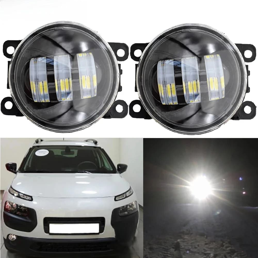 Feux de jour antibrouillard H11 LED 12V, feux de sauna pour cristaux en C4 CACTUS 2014 2015 2016, assemblage de phares antibrouillard