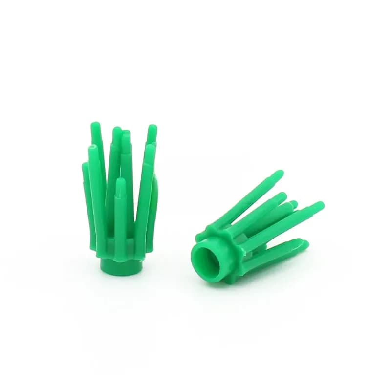 50pcs Moc plante tige herbe grappe buisson avec 11 tiges bricolage blocs de briques de construction ville rue jardin vue Compatible assemble jouet