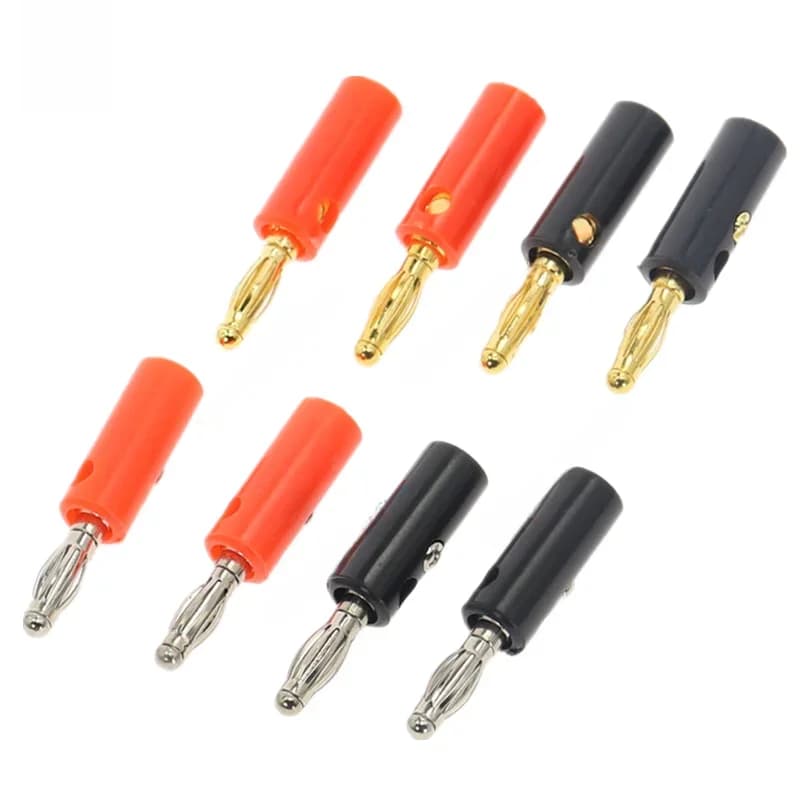10 pièces/ensemble mâle et femelle J072 4mm prise banane mâle et femelle connecteur d'insertion broche modèle bricolage