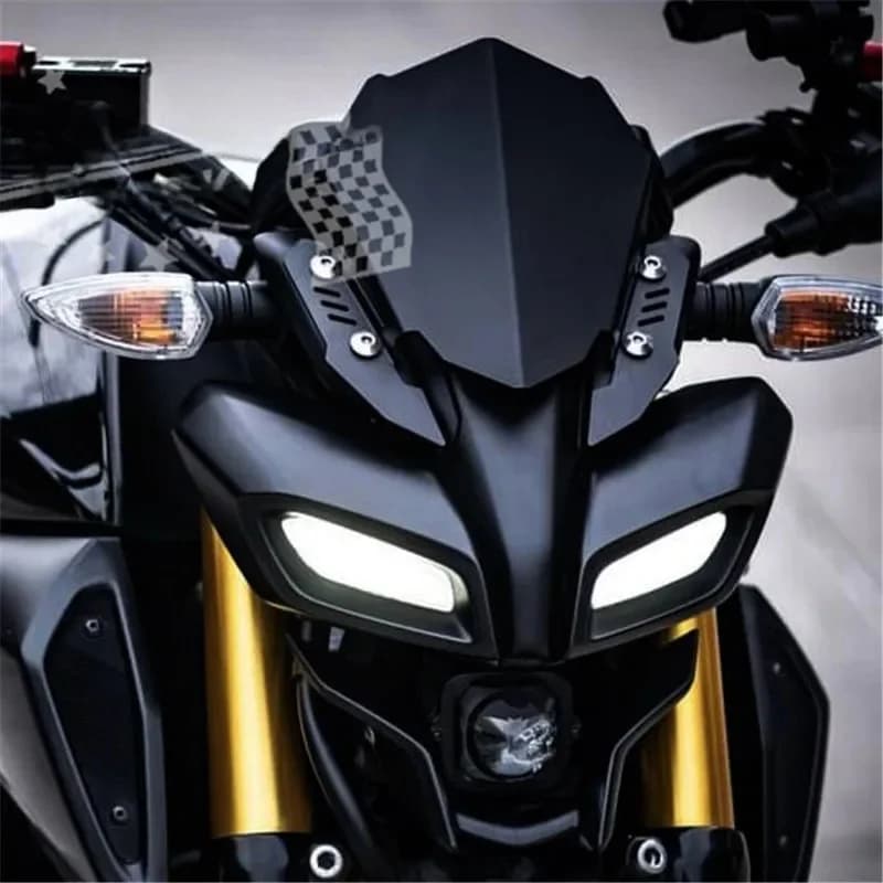 Convient pour YAMAHA MT125 MT-125 mt125 2020 2021 Moto Pare-Brise Pare-Brise En Aluminium Kit Déflecteur