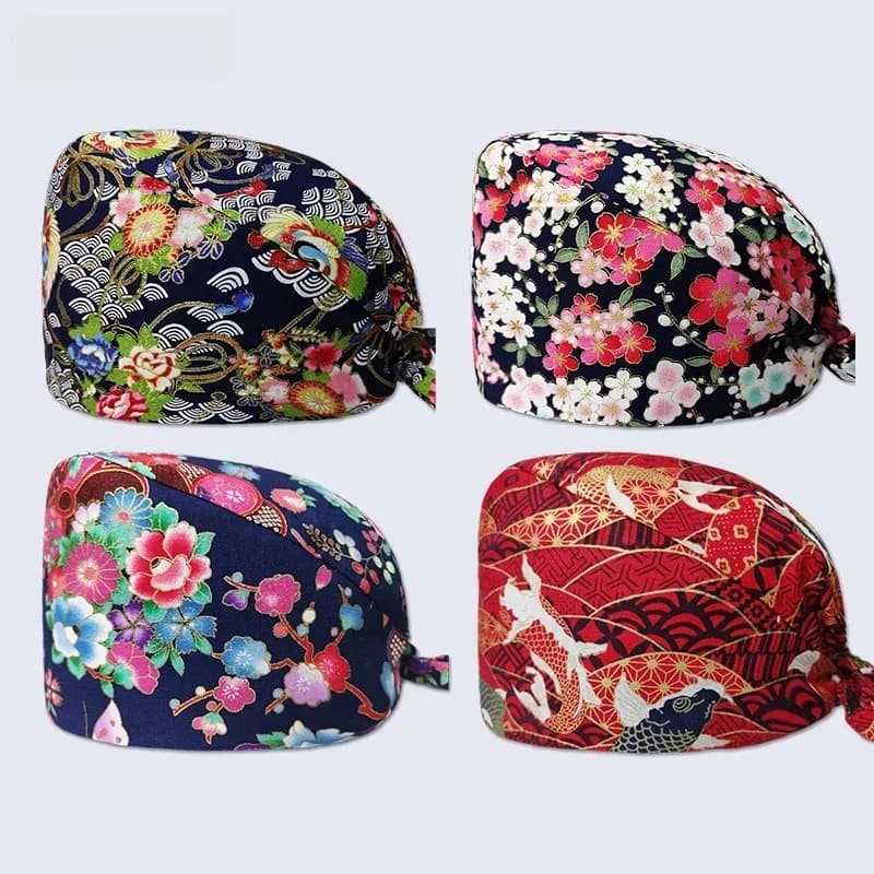 Casquette de travail de laboratoire en coton unisexe, casquettes Scrdecentraps, casquettes pour femmes, chapeaux d'opérateur, casquettes de soins infirmiers, contrôle des dents, services de santé