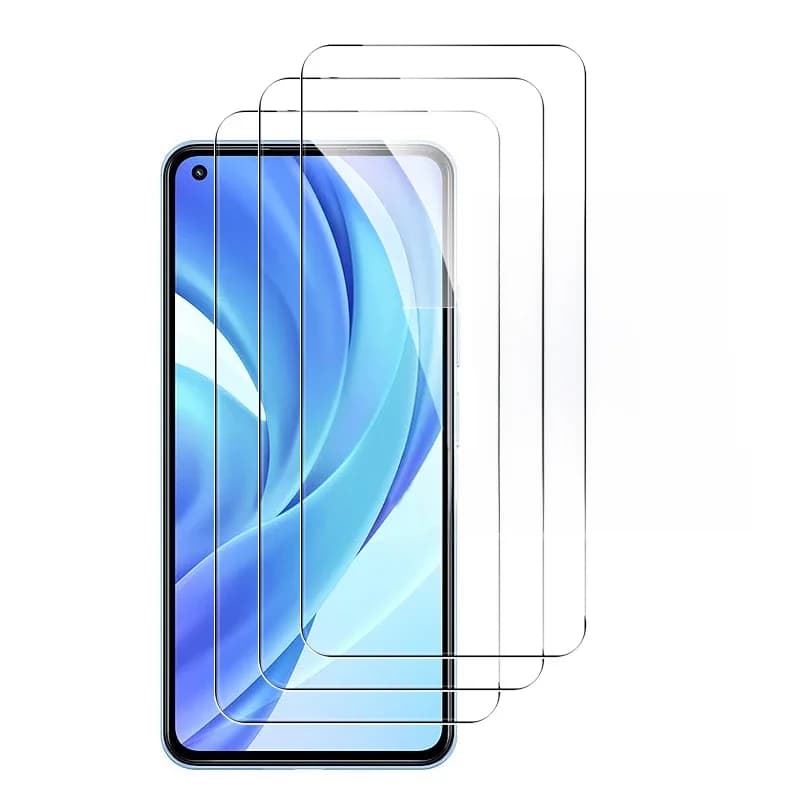 Protecteur d'écran en verre trempé pour Xiaomi Mi 11 Lite 5G Mi 11X Pro Mi 11i ata 11, film de téléphone 2.5D 9H, 3 pièces
