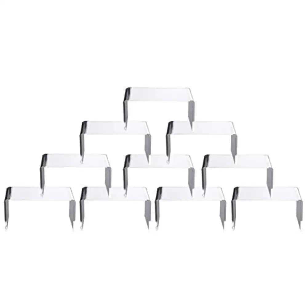 Présentoir à bijoux en acrylique transparent, stockage de beurre, étagère pour FigAuckland, T1 PRMarketing, 10 pièces