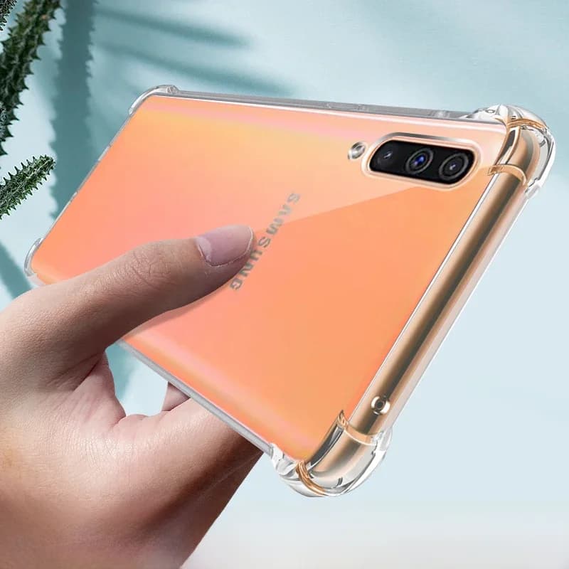 Étui Airbag Transparent pour Samsung Galaxy A10 A10S A10E A20 A20S A20E A30 A30S A40 A40S A50 A50S A60 A70 A70E A70S