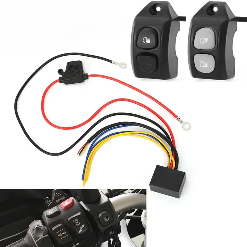 Poignée de moto F750 F850 GS R 1200 GS R1200, interrupteur de commande de phare antibrouillard, relais intelligent pour BMW R1200GS ADV LC R1250GS F850GS F750GS