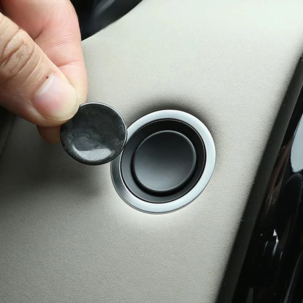 Pour Land Rover Discovery 5 Range Rover Sport Vogue Evoque Velar pour Jaguar E-PACE XJ type F bouton d'arrêt de démarrage du moteur revêtement d'habillage
