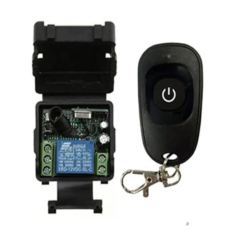Interrupteur à distance sans fil 1CH 10A, module récepteur relais, émetteur avec télécommandes 315/433 Mhz, DC12V 24V, 1 canal, très demandé