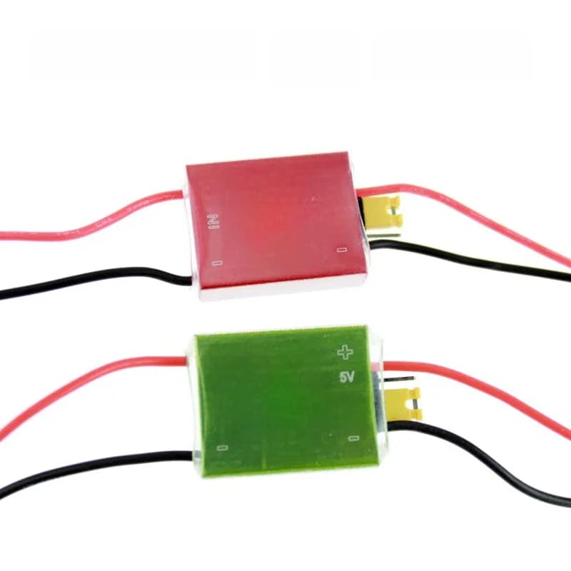 Mini Module BEC 5V/3A et 12V/3A réglable 2-6S, ultraléger, Lipo, tension abaisseur, pour voiture RC, bateau, pièce de Drone