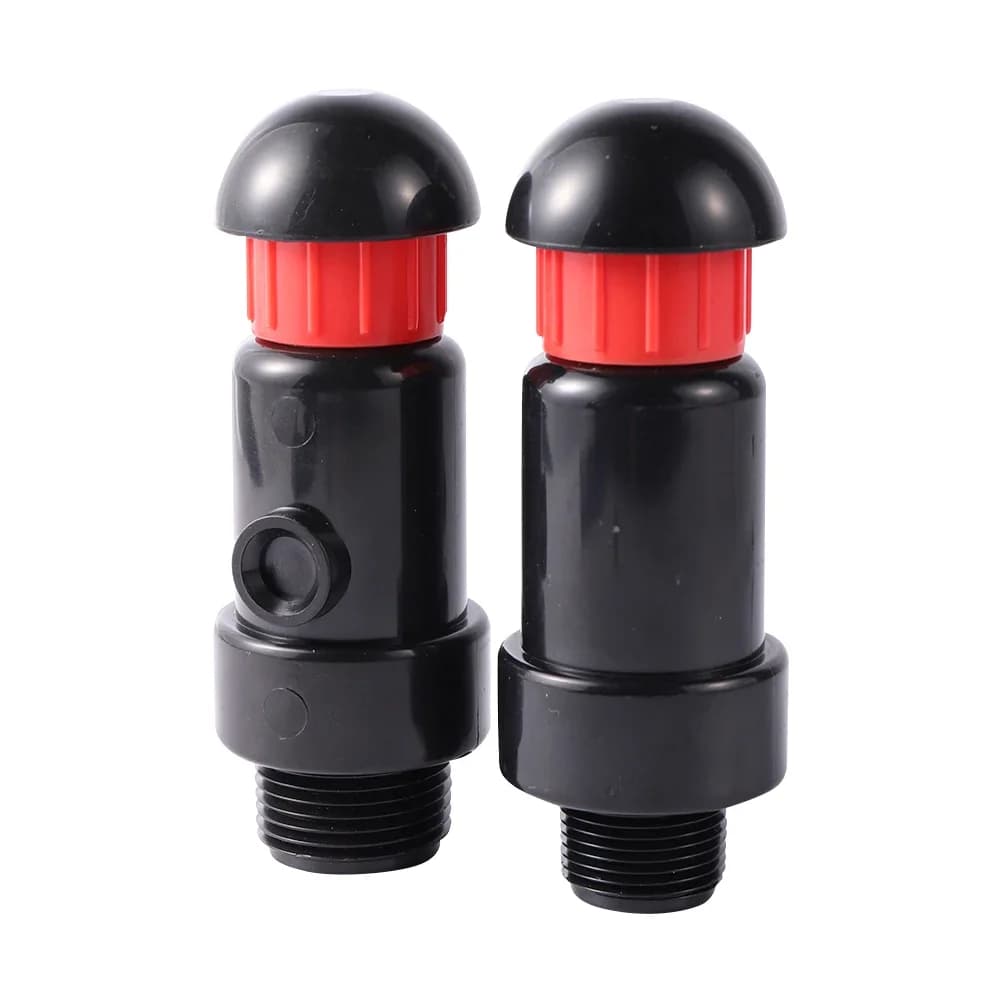 Vannes d'admission et d'échappement automatiques 1", 3/4 ", vannes en plastique, accessoires d'irrigation, raccords de tuyaux d'arrosage agricole, Joint de tuyau