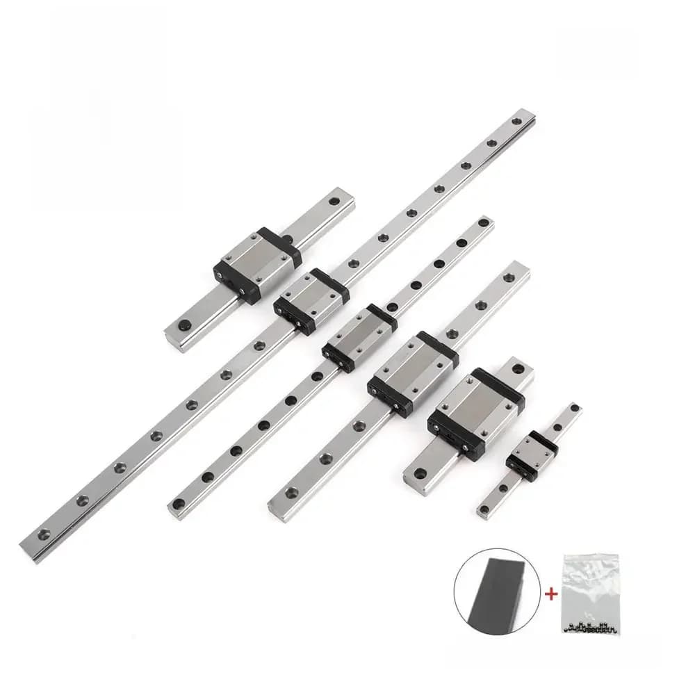Rail de guidage linéaire miniature KGT MGN7H MGN9H MGN12H MGN15H RoHS L de 100 mm à 1000 mm, chariot coulissant, pièce d'imprimante 3D MGN12C CNC