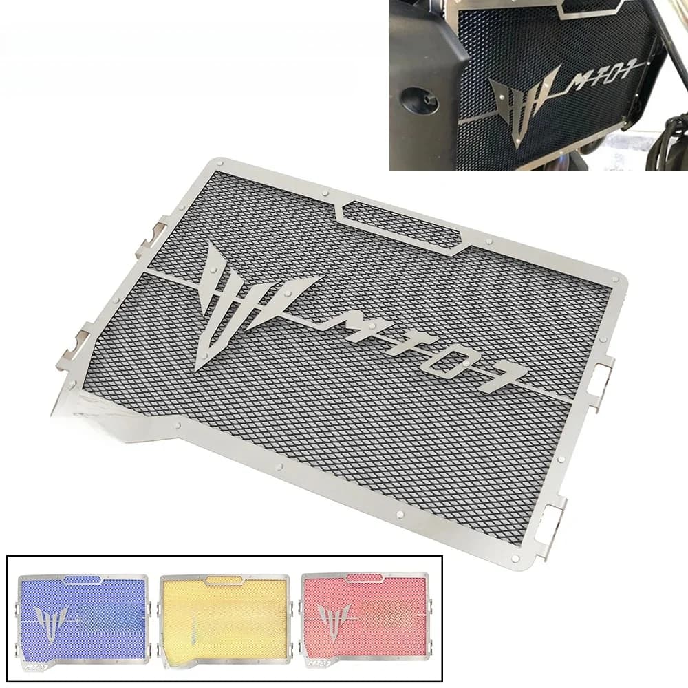 Pour YAMAHA MT07 2014-2019 MT-07 ugger 700 ightFZ-07 FZ07 XSR700 Moto Inoxydable religions Couverture Grill Garde Grille Protecteur