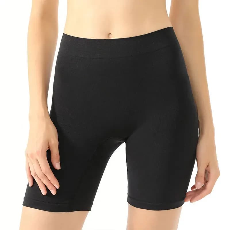 Short taille haute en dentelle pour femme, sous-jupe sexy, anti-frottement des cuisses, pantalon court de sécurité, sous-vêtement féminin, boxer grande taille