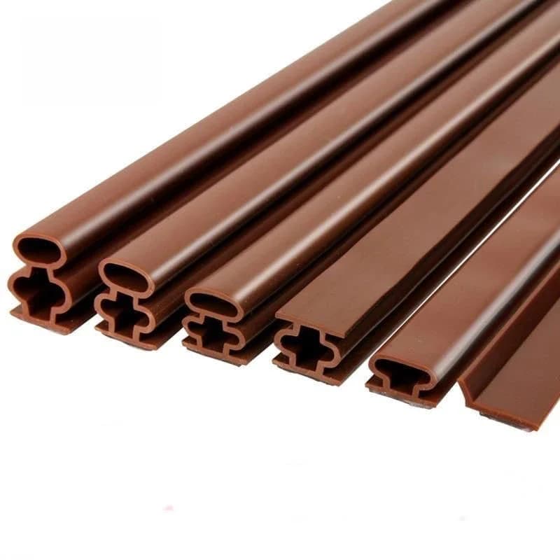Bande d'étanchéité en caoutchouc de Silicone, 6M, auto-adhésive, pour portes, fenêtre, insonorisation, coupe-vent, blocage de fente, ruban isolant de Type I