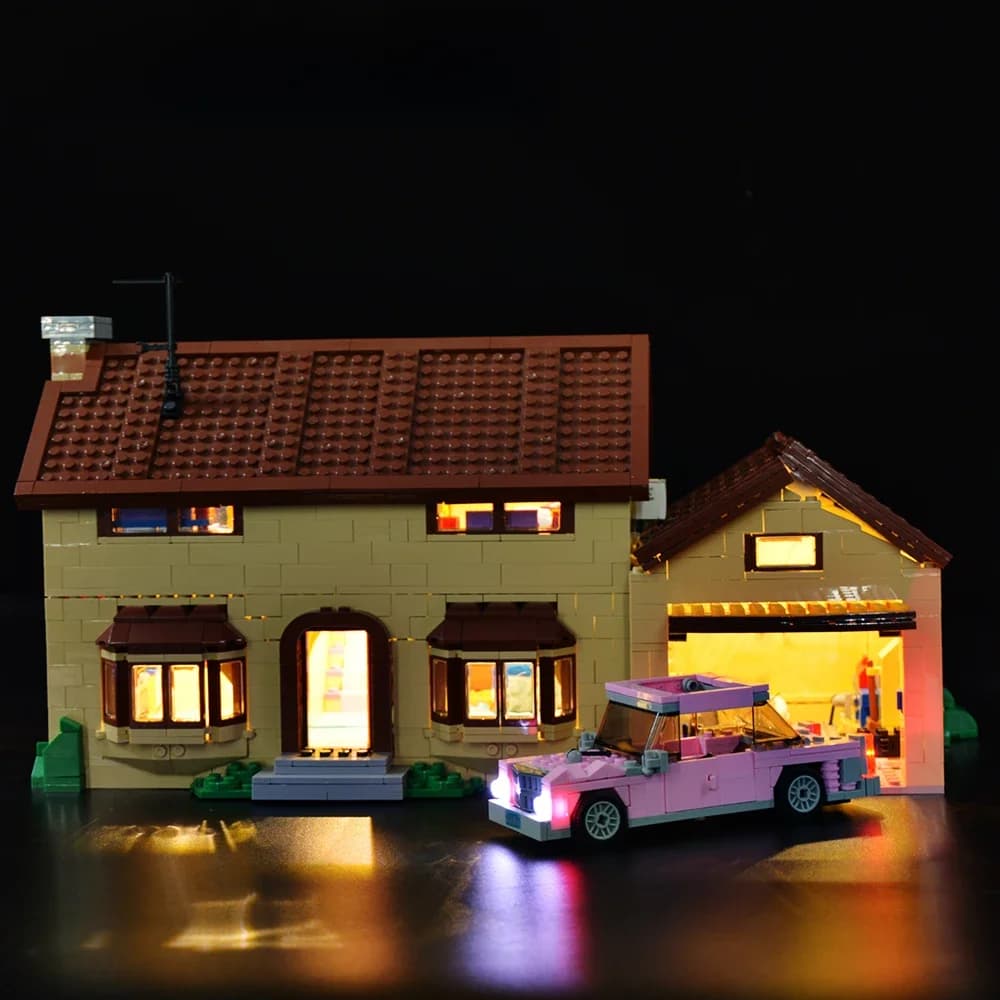 Kit d'éclairage LED pour maison Simpson 71006, Compatible avec 16005, jouets de bricolage, blocs de construction, briques, ensemble d'éclairage, modèle non inclus
