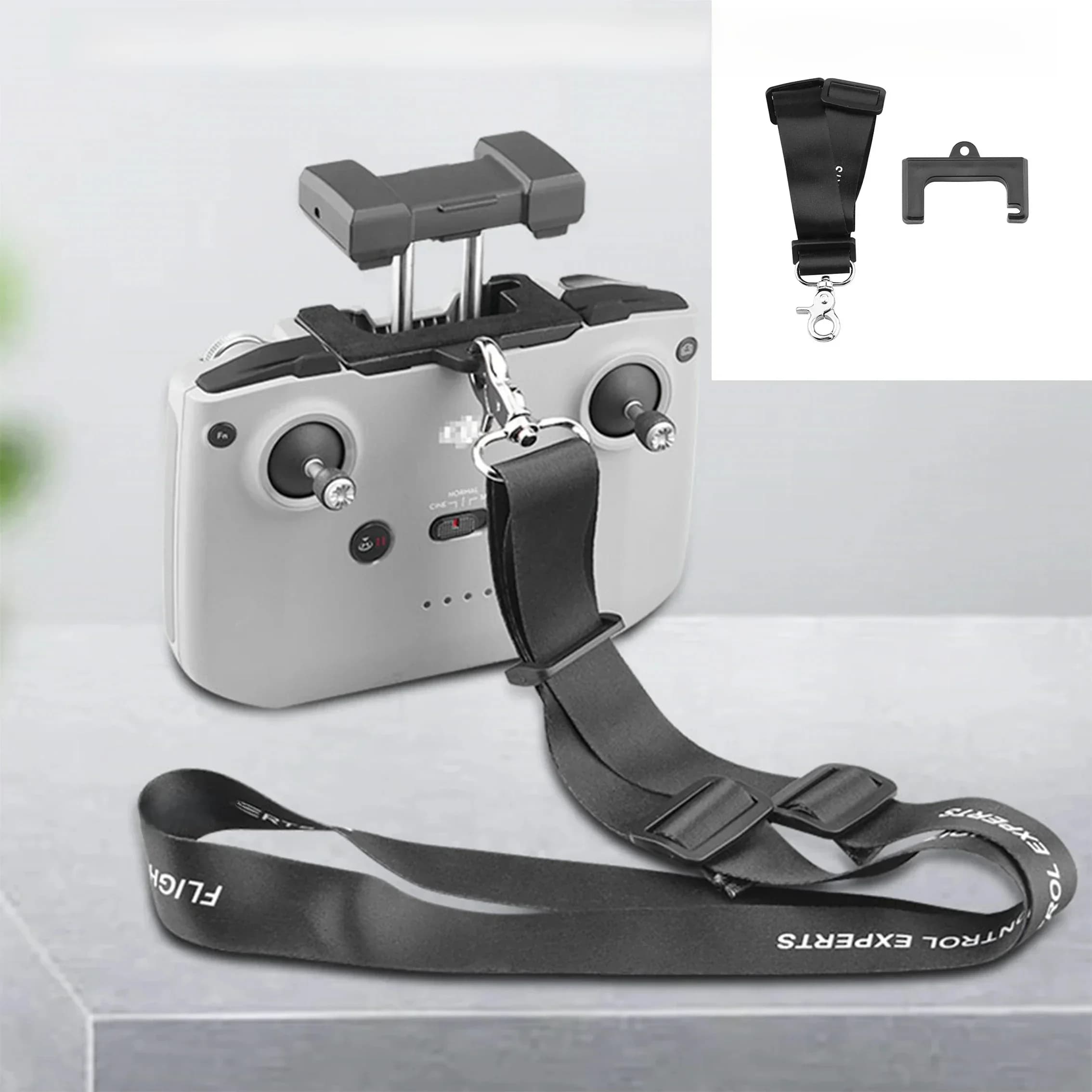 Lanière de cou avec télécommande, sangle de sécurité pour DJI NEO/Mini 4K/2/3 Pro/Mavic 3/Air 3/2S, support de crochet, Clip fixe, accessoires de Drone