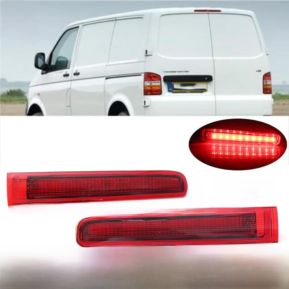R-AUTO haut niveau montage supplémentaire Led feu stop arrière porte de grange voiture troisième feu stop pour VW T5 T6 pour Transporter 2003-2016