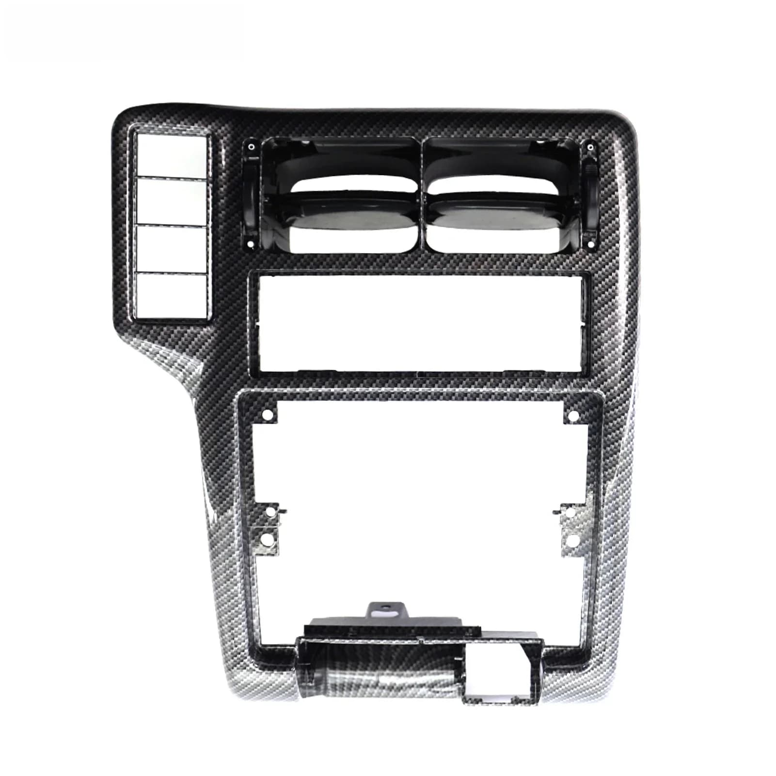 Grille de ventilation de remplacement pour console centrale de voiture, en Fiber de carbone 6N 1858069 Un 6N 1858071 A pour VW Polo 6N 94-97 /Caddy 98-202/Vento 95-99