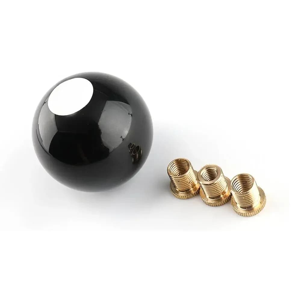Pommeau de levier de vitesse pour boule de billard, 8 boutons de changement de vitesse avec adaptateur universel pour véhicule AT/MT, noir, haute qualité, livraison directe