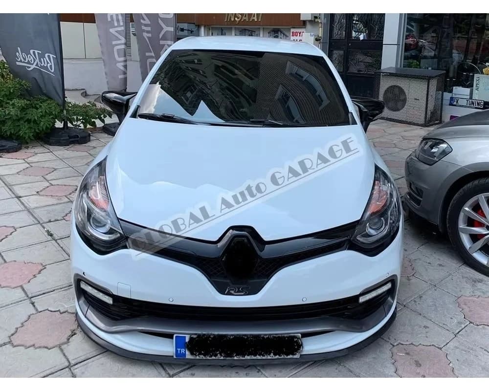 Couvercle de rétroviseur chauve-souris pour Renault Clio 4, style de voiture, aile noire, piano brillant, universel, auto, 2012, 2013, 2014, 2015, 2016, 2017, 2018, 2019