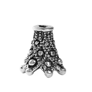 Doreen – boîte de perles en alliage à base de Zinc, 10/20 pièces, couleur argent Antique (taille des perles: 10mm Dia.) pour bricolage de bijoux 13x13mm