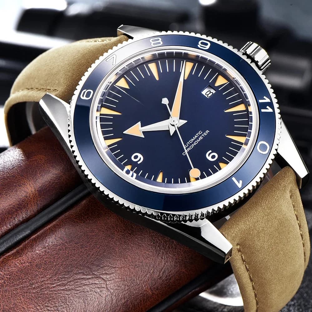 Corgeut mode luxe Sport automatique montre mécanique saphir céramique NH35MIYOTA mouette noir mâle horloge Relogio Masculino