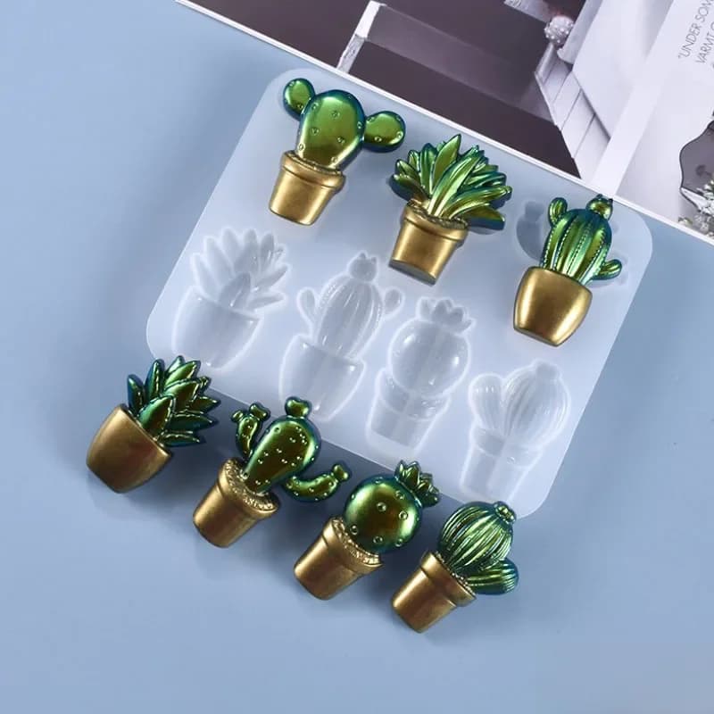 Moule en silicone transparent en résine de fleurs séchées, artisanat décoratif bricolage, moule quantique, moules en résine époxy pour bijoux