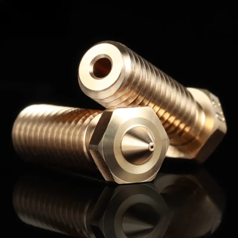 Buse en laiton M6 pour imprimante 3D, 1 pièce, haute précision NF volcan 0.2MM/0.3MM, Filament 1.75MM, Sidewinder X1