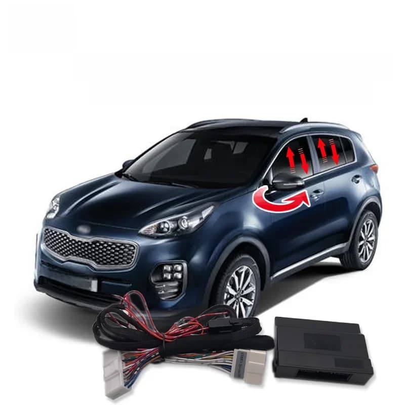 FORTEN KINGDOM-Rétroviseur Latéral de Voiture, Pliable et Ferme-vitre, Kit d'Ouverture pour Kia Sportage 2010-2015