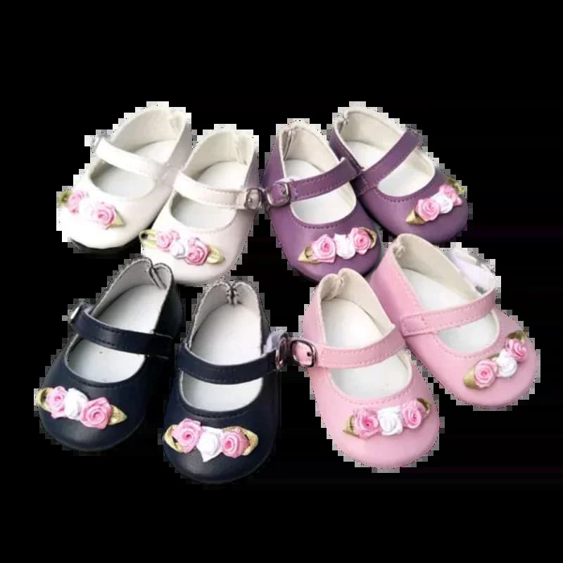 Chaussures de poupée pour bébés de 40cm, baskets pour filles de 18 pouces, bottes de jouets, accessoires