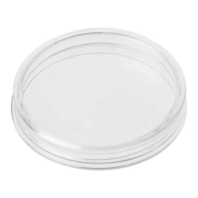 Capsule ronde en acrylique pour pièces de monnaie, nouveau support de rangement transparent pour pièces de monnaie en argent de 2022mm 1 oz, 38.6