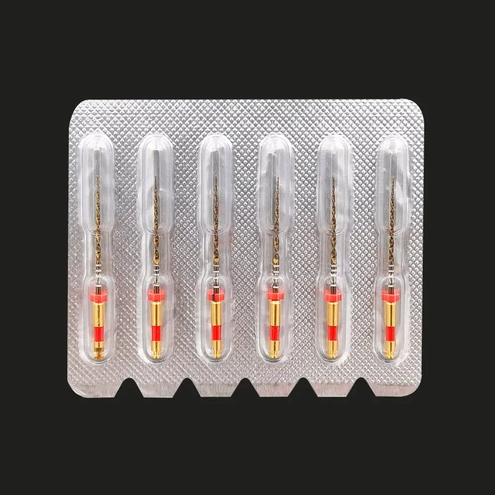 Dental One Gold Fils endodontiques dentaires NITI primaires, ondulés et réciproques, petits, 6 pièces/paquet