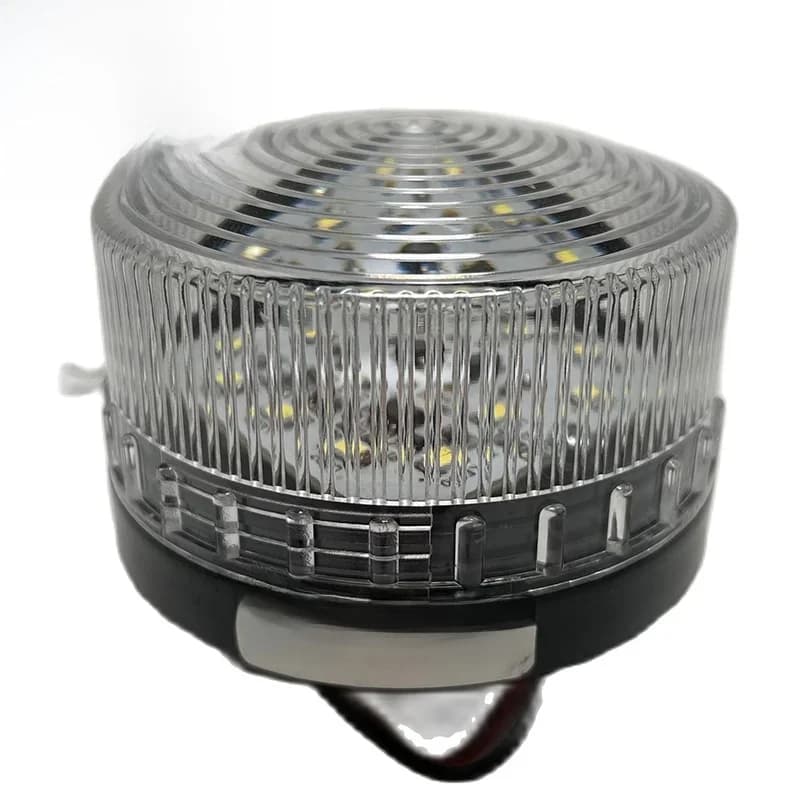 Zusen TB35-W 12v 24v 110v 220v blanc alarme de sécurité Signal stroboscopique voyant d'avertissement petite lampe LED clignotante