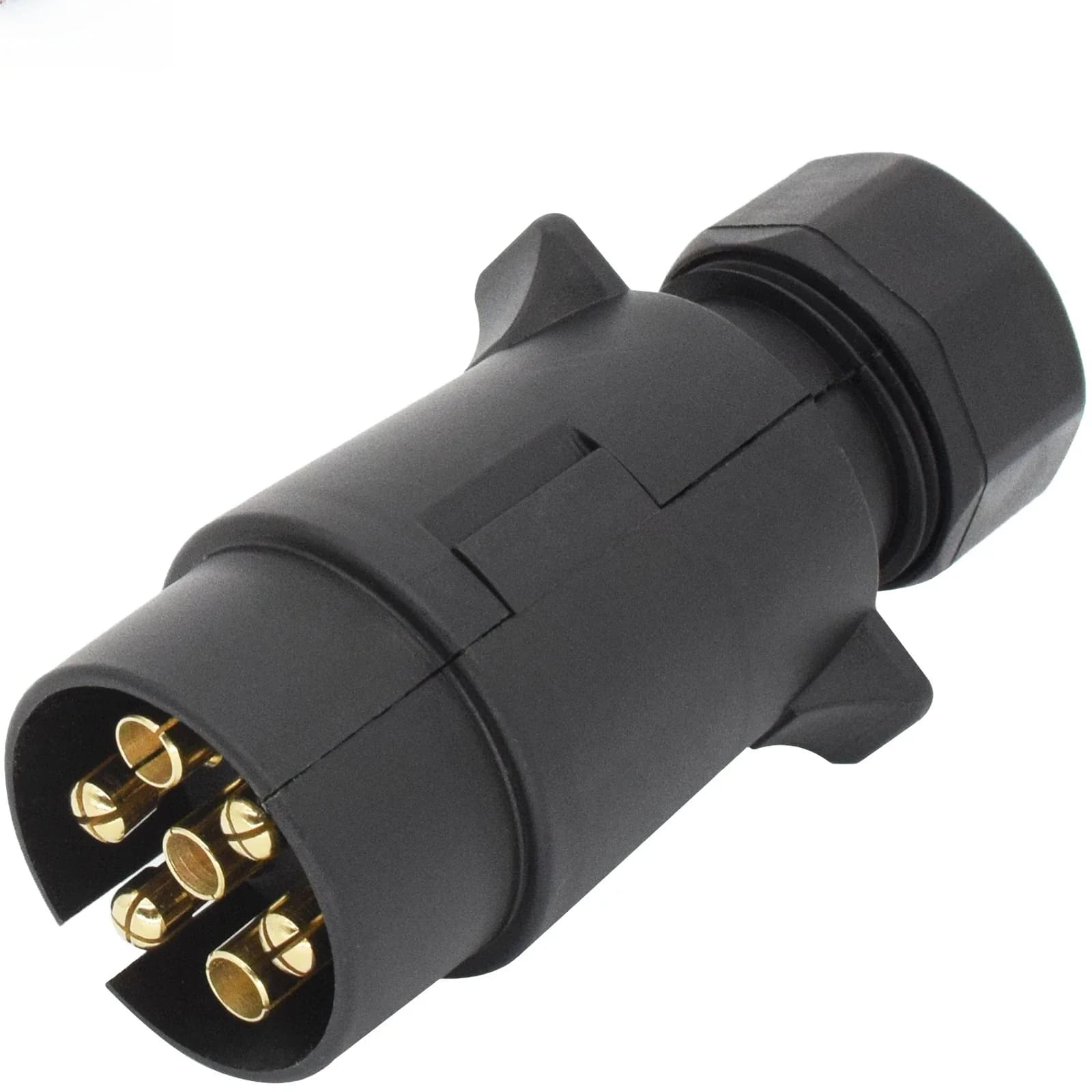 Adaptateur de connecteur de câblage de remorque électrique, 7 broches 12V, pour caravane, bateau, boîte à chevaux, lumières, prise, accessoires de voiture