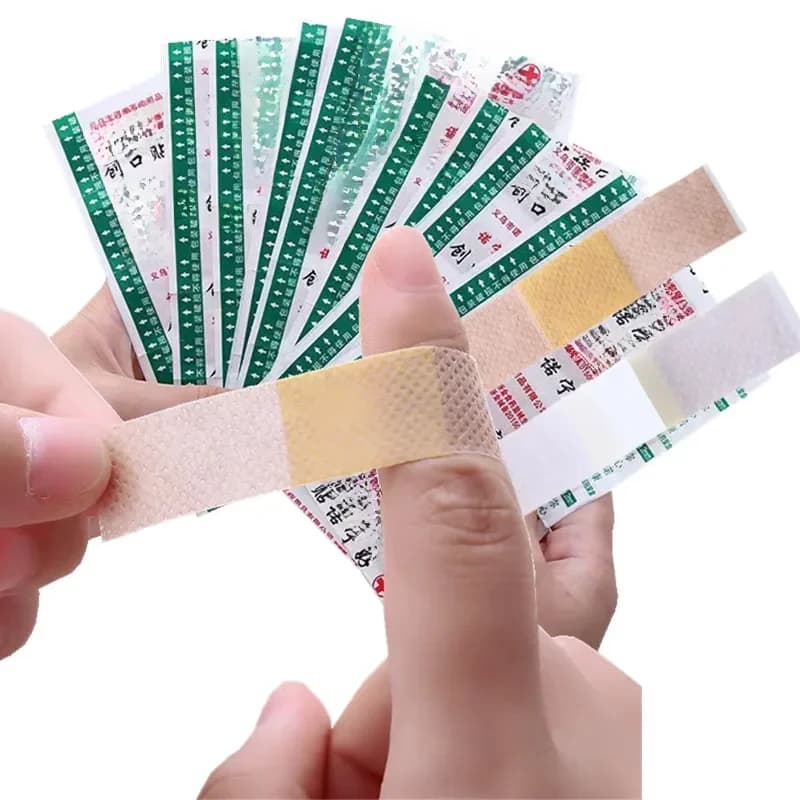 50 pièces/ensemble premiers secours Woundplast enfants pansement Patch respirant imperméable adhésif Bandages ruban chirurgical plâtre