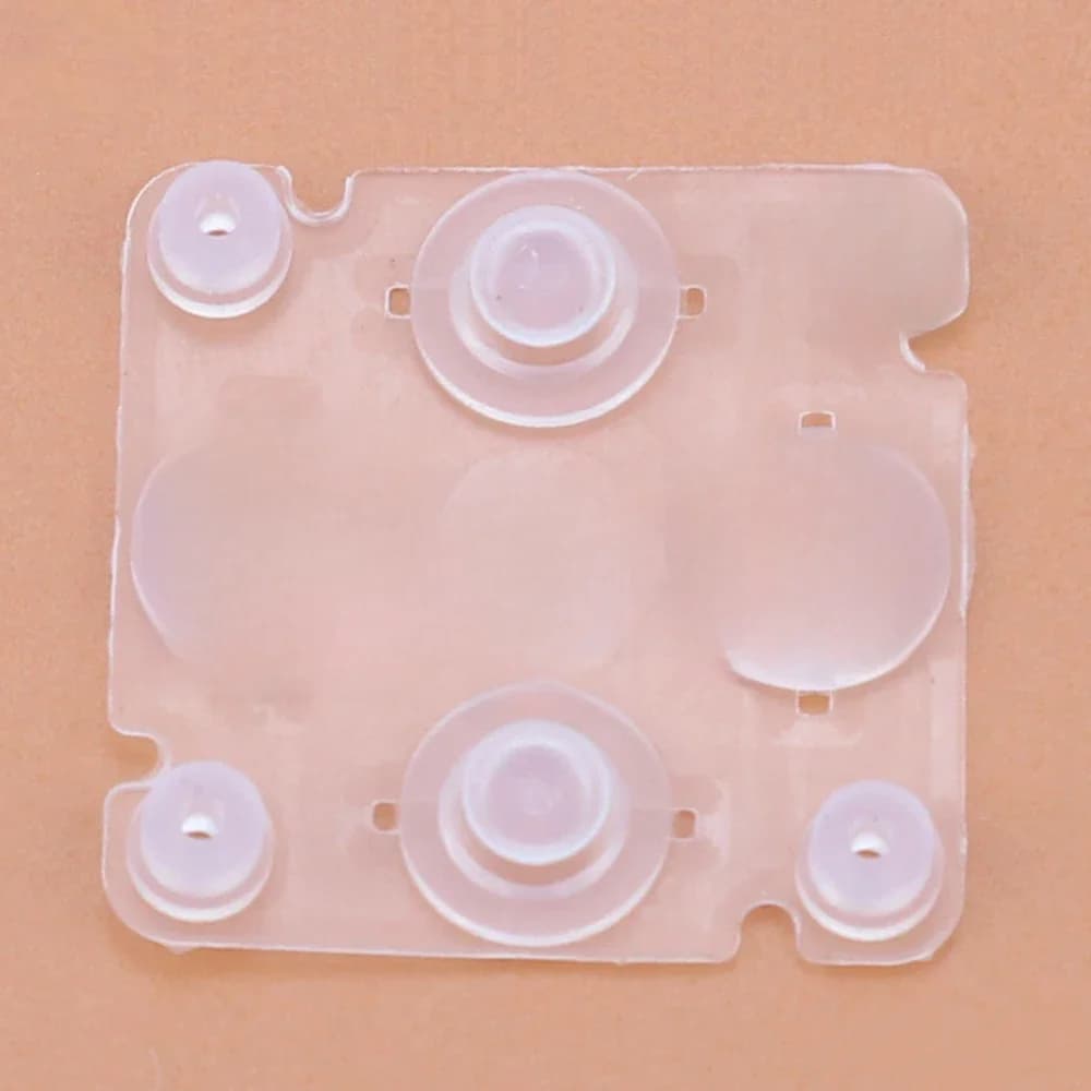 Caoutchouc conducteur en Silicone pour Sony PSP2000/PSP3000, tampon de bouton directionnel transparent pour manette de jeu PSP2000/3000